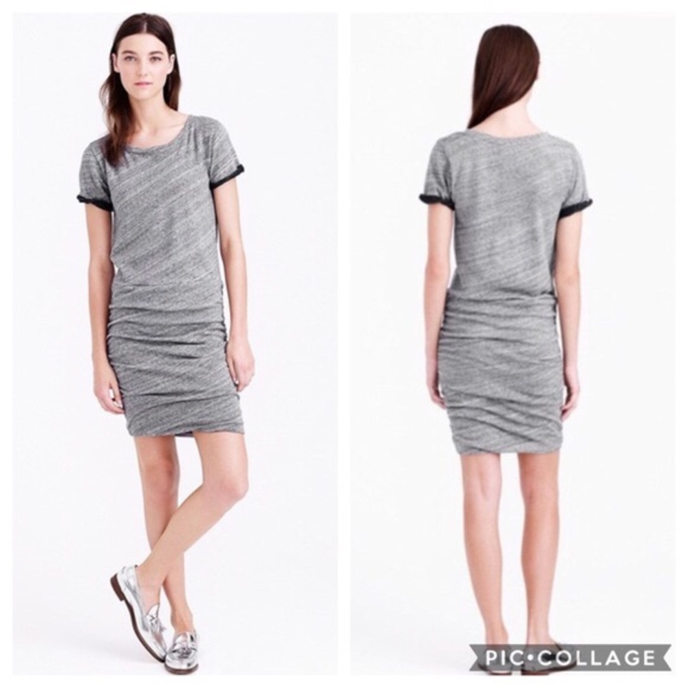 J.Crew ruched knit dress